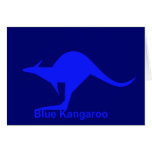 Blue Kangaroo Card