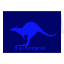 Blue Kangaroo Card