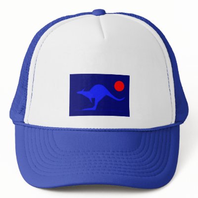 Blue Kangaroo Hat by lonvig