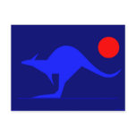 Blue Kangaroo postcards