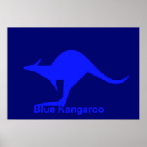Blue Kangaroo Posters