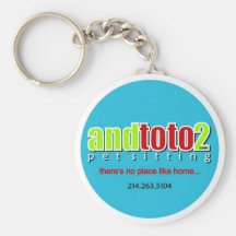 blue keychain
