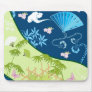 Blue Kimono Mousepad