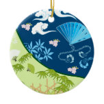 Blue Kimono Ornament
