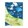 Blue Kimono Postcards