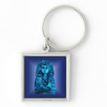 Blue King Tut #2 Key Chains