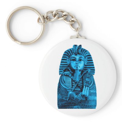 Blue King Tut Key Chain by CulturalPerspective2