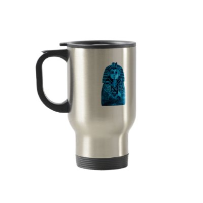 Blue King Tut Mugs by CulturalPerspective2