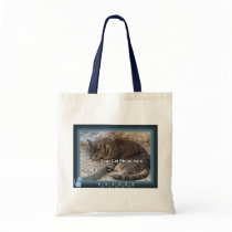 Blue Kitty Frame Photo Tote Bag