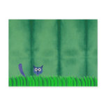 BLUE KITTY Postcard