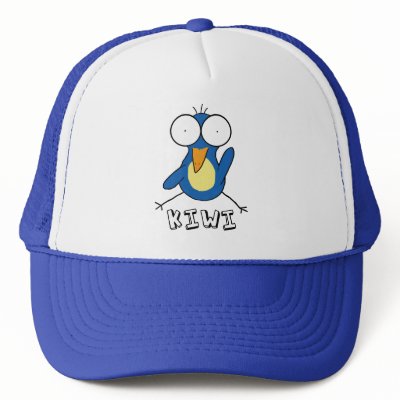 Blue Kiwi Hat by homeruntilly