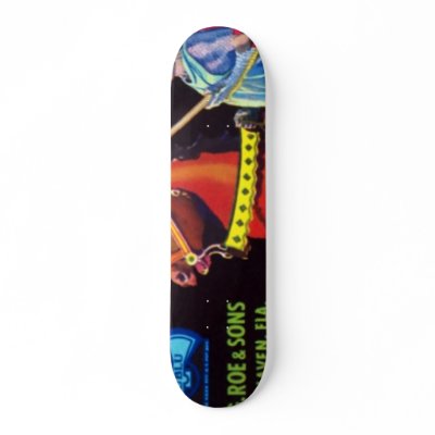 Blue Knight Brand Skate Board by AllVintage