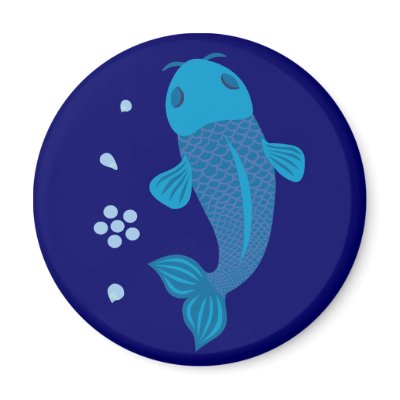 Blue Koi Fish by toxiferous