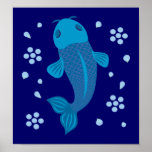 Blue Koi Fish