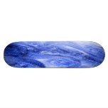 Blue Lace Fractal Skateboard