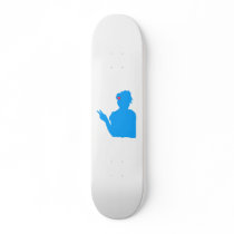 Blue Lady Skateboard