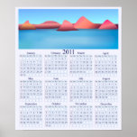 Blue Lake 2011 Wall Calendar Poster posters