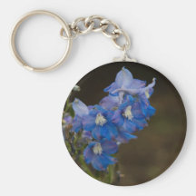 Blue Larkspur | Blauer Rittersporn Key Chains
