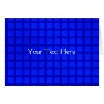 Blue Lattice Card