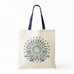 Blue Leaf Mandala Bag