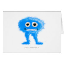 Blue Leggy Critter Greeting Cards