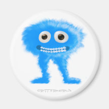 Blue Leggy Critter Magnets