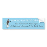 Blue Lemur Bumper Sticker bumper stickers