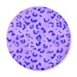 Blue Leopard Refrigerator Magnet