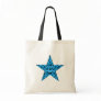 Blue Leopard Star Bag