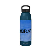 Blue Liberty "HYDRATE" Bottle Water Bottle