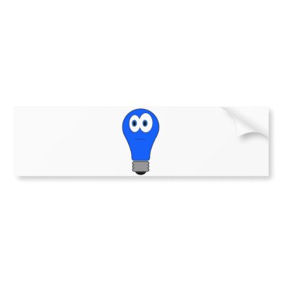 Blue Light Special Bumper Sticker by hmaprk