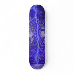 Blue Lightning Skateboard