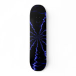 Blue Lightning Skateboard Deck