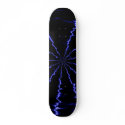 Blue Lightning Skateboard Deck