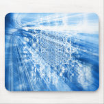 BLUE LIGHTS Pad Mouse Pad