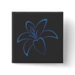 Blue Lily buttons