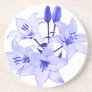 Blue Lily Beverage Coasters