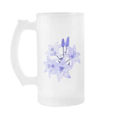 Blue Lily Mug by blueandwhitechina