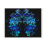Blue Lion Head Postcards