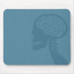 blue logicskull mousepads