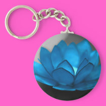Blue Lotus Flower keychains