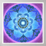 Blue Lotus Print