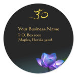 Blue lotus stickers