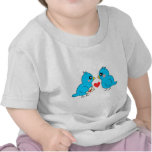 Blue Love Birds t-shirts