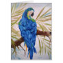 Blue Macaw - Blank Card