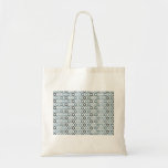 Blue Magen Davids Canvas Bag