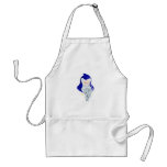 Blue Male Witch Apron