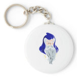 Blue Male Witch Key Chains