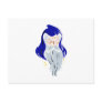 Blue Male Witch Post Card