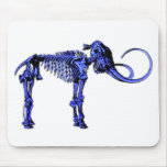 Blue Mammoth Skeleton Mousemats